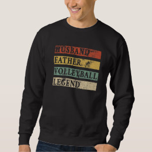 Moletom Mens Padre Day Husband Padre Legenda de Voleibol V
