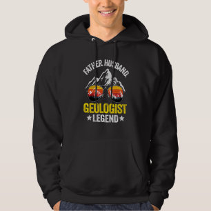 Moletom Mens Padre Husband Geologista Legend Geology Retro