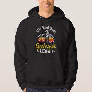 Moletom Mens Padre Husband Geologista Legend Geology Retro