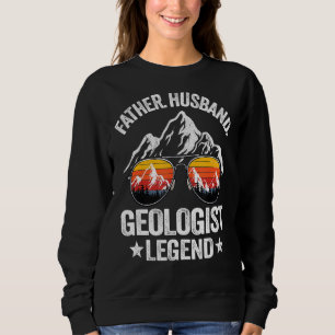 Moletom Mens Padre Husband Geologista Legend Geology Retro