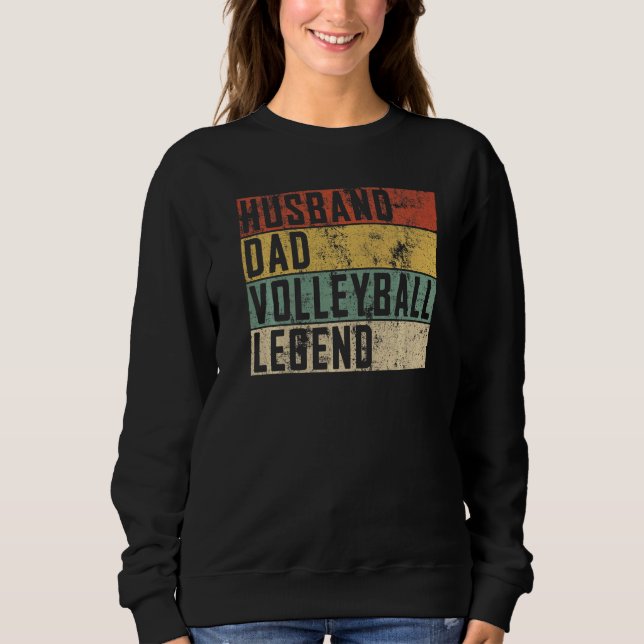 Moletom Mens Pai De Voleibol Para Banda Solteira (Frente)