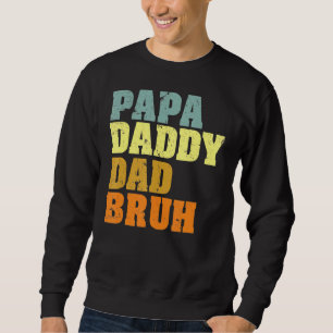Moletom Mens Papa Pai Bruh Que Adora De Son Boys F