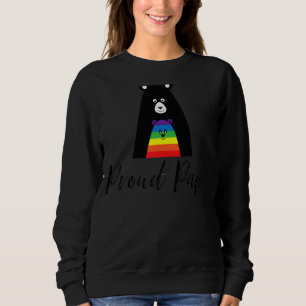 Moletom Mens Papa Urso Lgbt Pride Gay Arco-Íris Ortod Papa