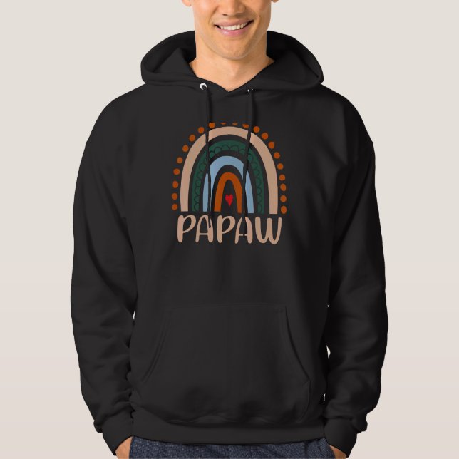 Moletom Mens Papaw Rainbow Boho Rainbow Papaw Pai Legal Go (Frente)