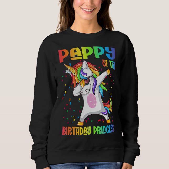 Moletom Mens Pappy Da Princesa Aniversário Dabbing Unicor (Frente)