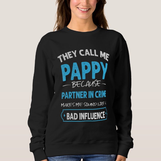 Moletom Mens Pappy Pappy Dia de os pais (Frente)