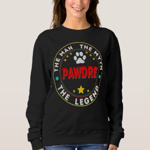 Moletom Mens Pawdre O Homem Mito Legenda Cão Pai Pai Gato