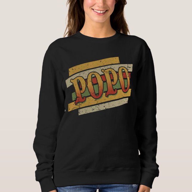 Moletom Mens Popo Retro Vintage Stepdad Stepdad (Frente)