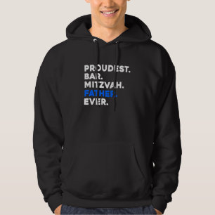 Moletom Mens ProuDEST BAR MITZVAH PAI NUNCA Jewish BOY C