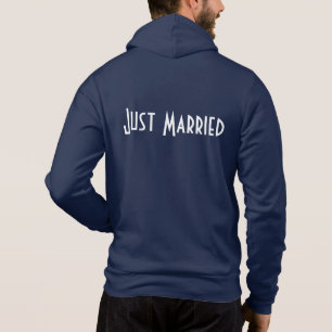 Moletom Mens Recem casados Hoodie