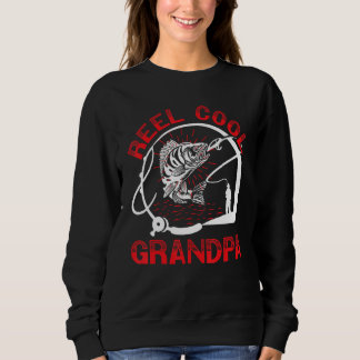 Moletom Mens Reel Cool Grandpa Grandfather Fishing Grandda