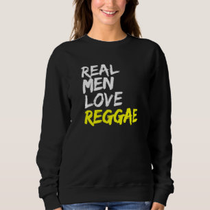 Moletom Mens Reggae Dizendo Rastafari Jamaica Real Men Lov