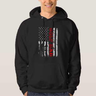 Moletom Mens Retro-Americano Bandeira Orud Pai Golf