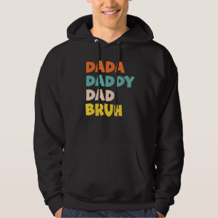 Moletom Mens Retro Pais Dada Pai Bruh Legal