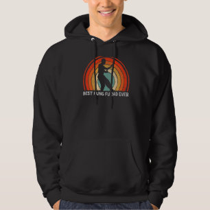 Moletom Mens Retro Style Vintage Melhor Pai Kung Fu Alguma