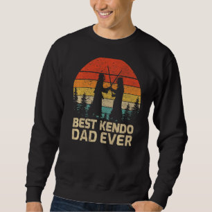 Moletom Mens Retro Vintage Melhor Pai Kendo Nunca Da Pai