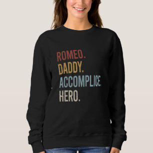 Moletom Mens Romeo Pai Recomplice Hero Estilo Retroativo V