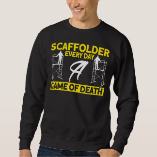 Moletom Mens Scaffolder Um Jogo Da Morte Vintage Scaffoldi