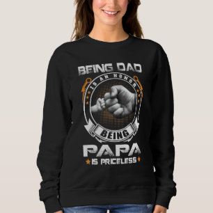 Moletom Mens Ser Pai É Uma Honra Ser Papai Não Tem Preço