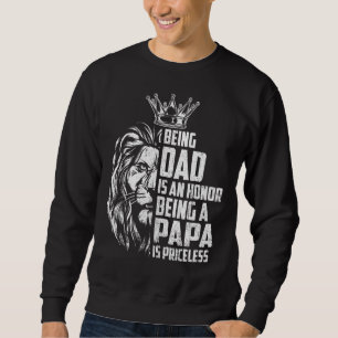 Moletom Mens Ser Pai É Uma Honra Ser Um Papa É Pricele