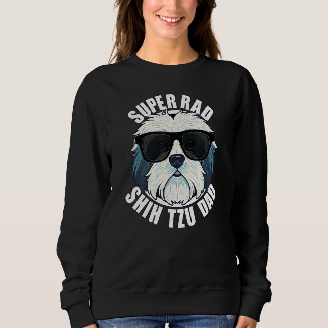 Moletom Mens Shih Tzu Dad  Fatheru2019s Day Dog Dad Menu20 (Frente)