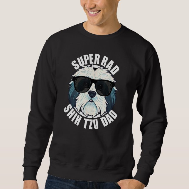 Moletom Mens Shih Tzu Dad  Fatheru2019s Day Dog Dad Menu20 (Frente)