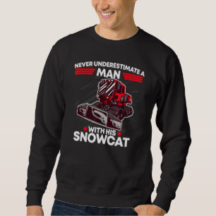 Moletom Mens Snowcat Man Pai Groomer Legal Winter Sport US