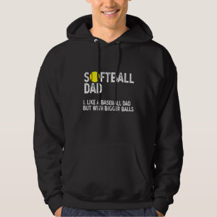 Moletom Mens Softball Pai Maior Bolas Melhor Treinador De 