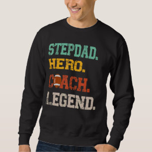 Moletom Mens Stepdad Hero Coach Legend Football Fathers D