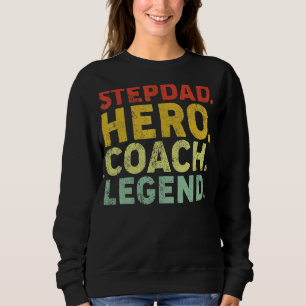 Moletom Mens Stepdad Hero Coach Legend Stepdad Coach Fath