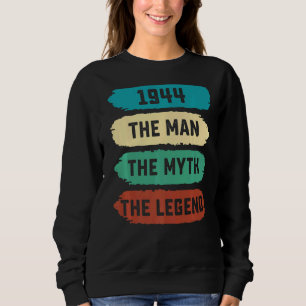 Moletom Mens The Man Myth Legend 1944 78º Aniversário Por