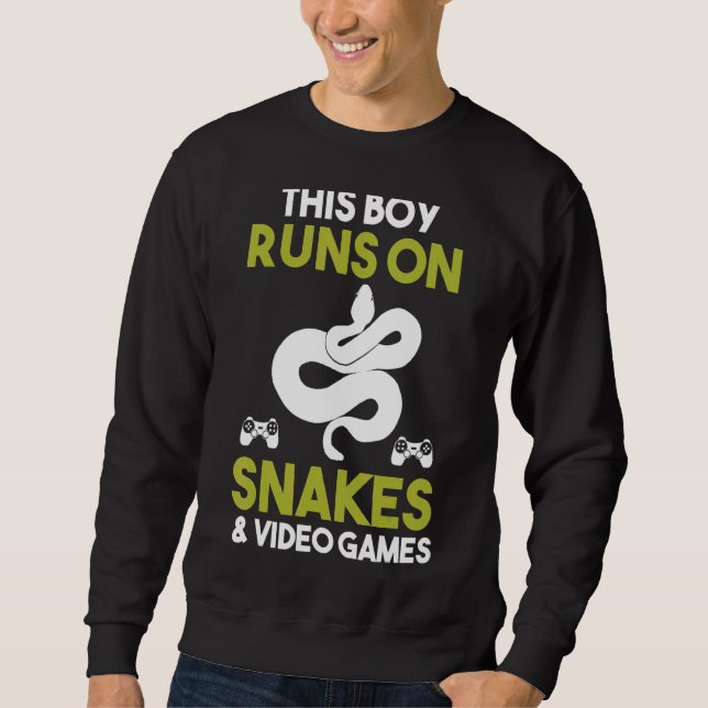 Moletom Mens This Boy Executa Em Cobras E Videos games (Frente)