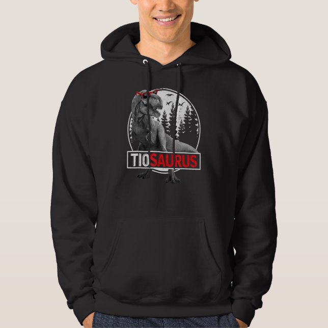 Moletom Mens Tiosaurus Rex Dinossaur Tio Saurus Da Pai (Frente)