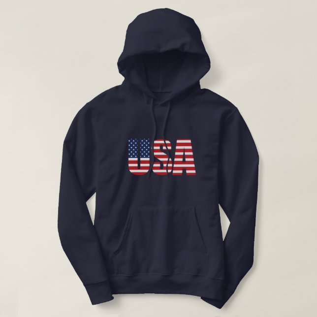 Moletom Mens USA Hoodie (Frente do Design)