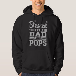 Moletom Mens Vintage Abençoados Como Pai E Gordura Pop