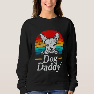 Moletom Mens Vintage Chihuahua Dog Daddy Dog Dad Father's 