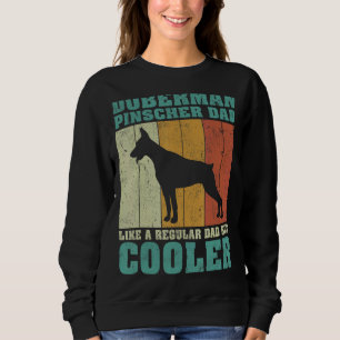 Moletom Mens Vintage Doberman Pinscher Pai Como Um Normal