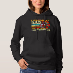 Moletom Mens Vintage Estilo Retro Bombeiro Pai Bombeiro F