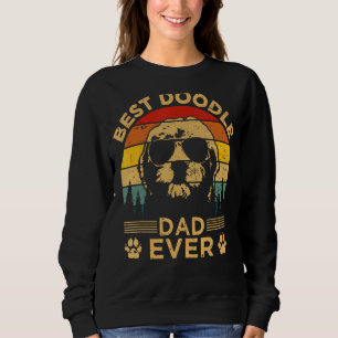 Moletom Mens Vintage Goldendoodle Cachorro Engraçado Melho