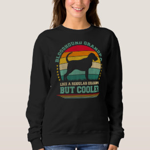 Moletom Mens Vintage Retro Dog Bloodhound Vovô Pai
