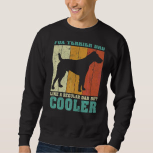 Moletom Mens Vintage Retro Fox Terrier Pai Como Um Normal