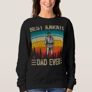 Moletom Mens Vintage Retro Melhor Pai de Karate Nunca do P