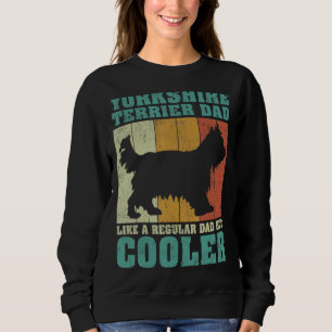 Moletom Mens Vintage Yorkshire Terrier Pai Como Um Normal