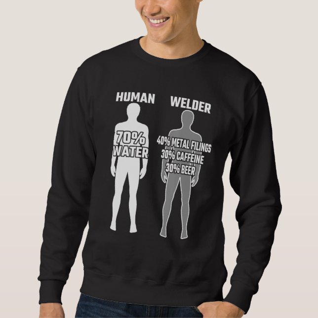 Moletom Mens Welder Funny Saying Welder clothes Metalworke (Frente)