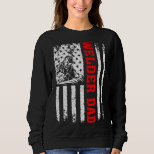 Moletom Mens Welding Vintage Usa American Flag Welder Pai