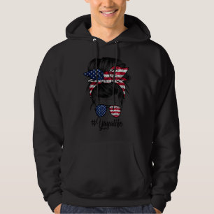 Moletom Mensageira Mulher Bun American Yaya Vida 4 de julh