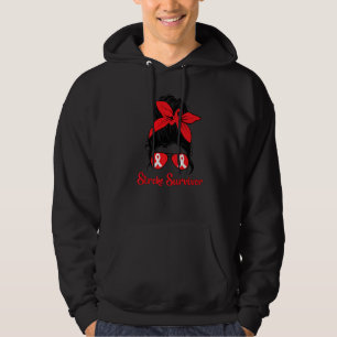 Moletom Mensageiro Bun Stroke Survivice Sensibence Red Rib