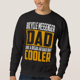 Moletom Mensageiro de Bicicleta Pai Como um Pai Normal mas