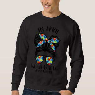 Moletom Mensageiro Em Abril Vestimos Autismo Azul Sensibil