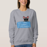Mensagem de Texto Funny Blue Tan Frenchie